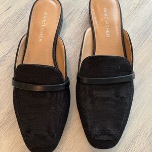 Marc Fisher Black Women's Mules